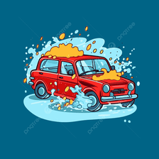 Auto was actie