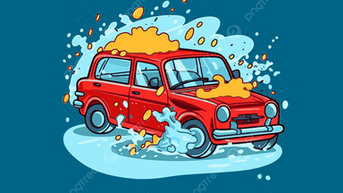 Auto was actie